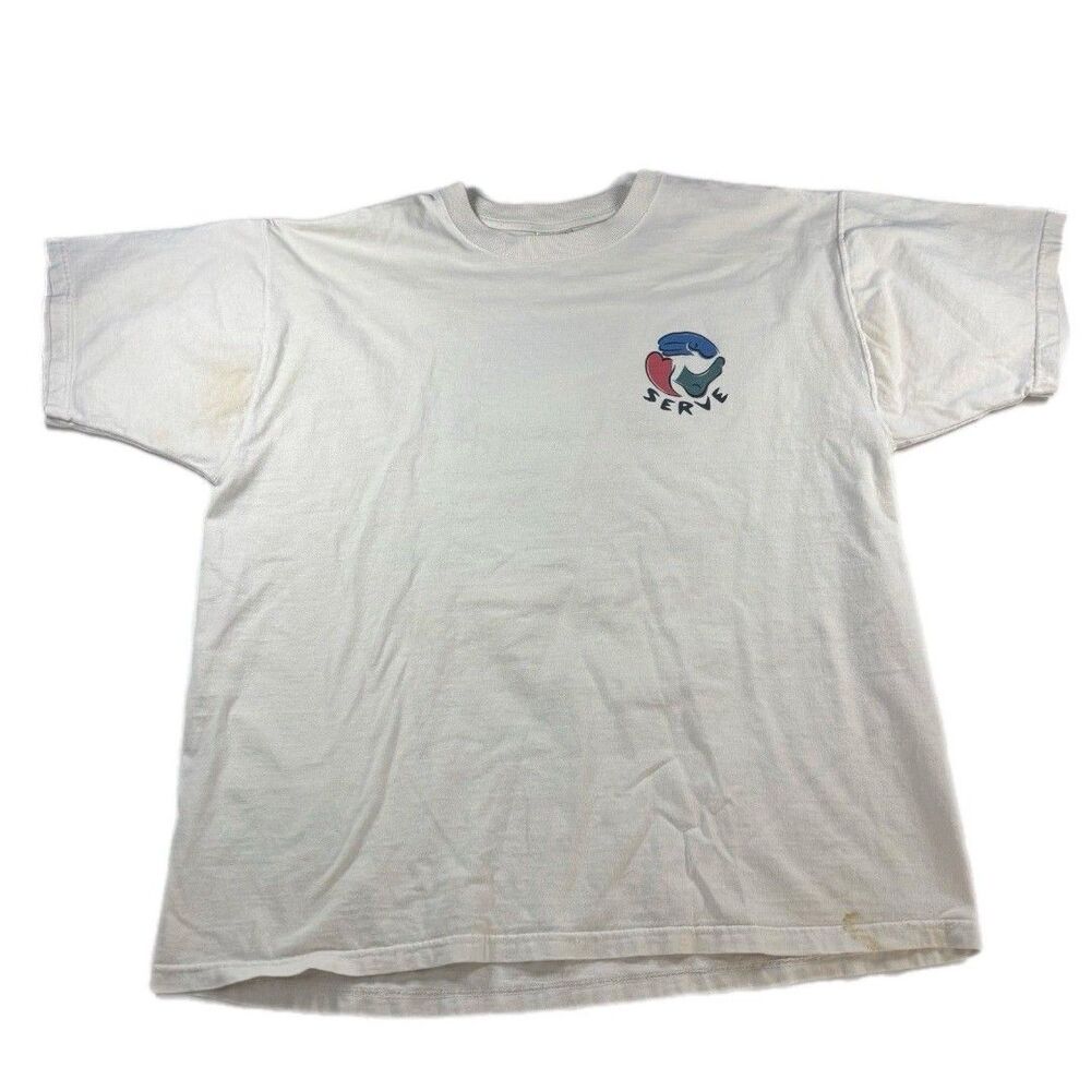 Walk on The water" design for the Youth Unlimited SERVE Projects in 2000 Size XL
